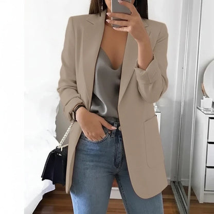 Blazer Donna Elegante per Ufficio Classico