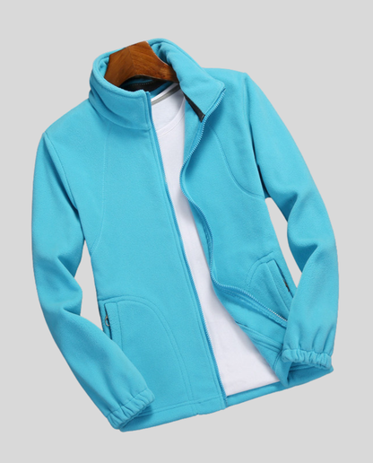 Giacca Donna in Pile Collo Alto