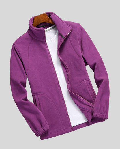 Giacca Donna in Pile Collo Alto