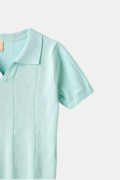 Polo Uomo Maglia a Coste Vestibilità Classica