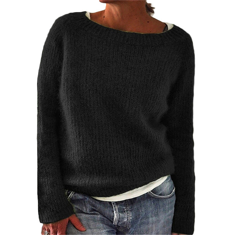 Maglione Donna Morbido in Maglia Comfort Stile Classico - Brentozzi