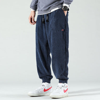 Pantaloni Uomo in Velluto a Coste Vestibilità Comoda - Brentozzi