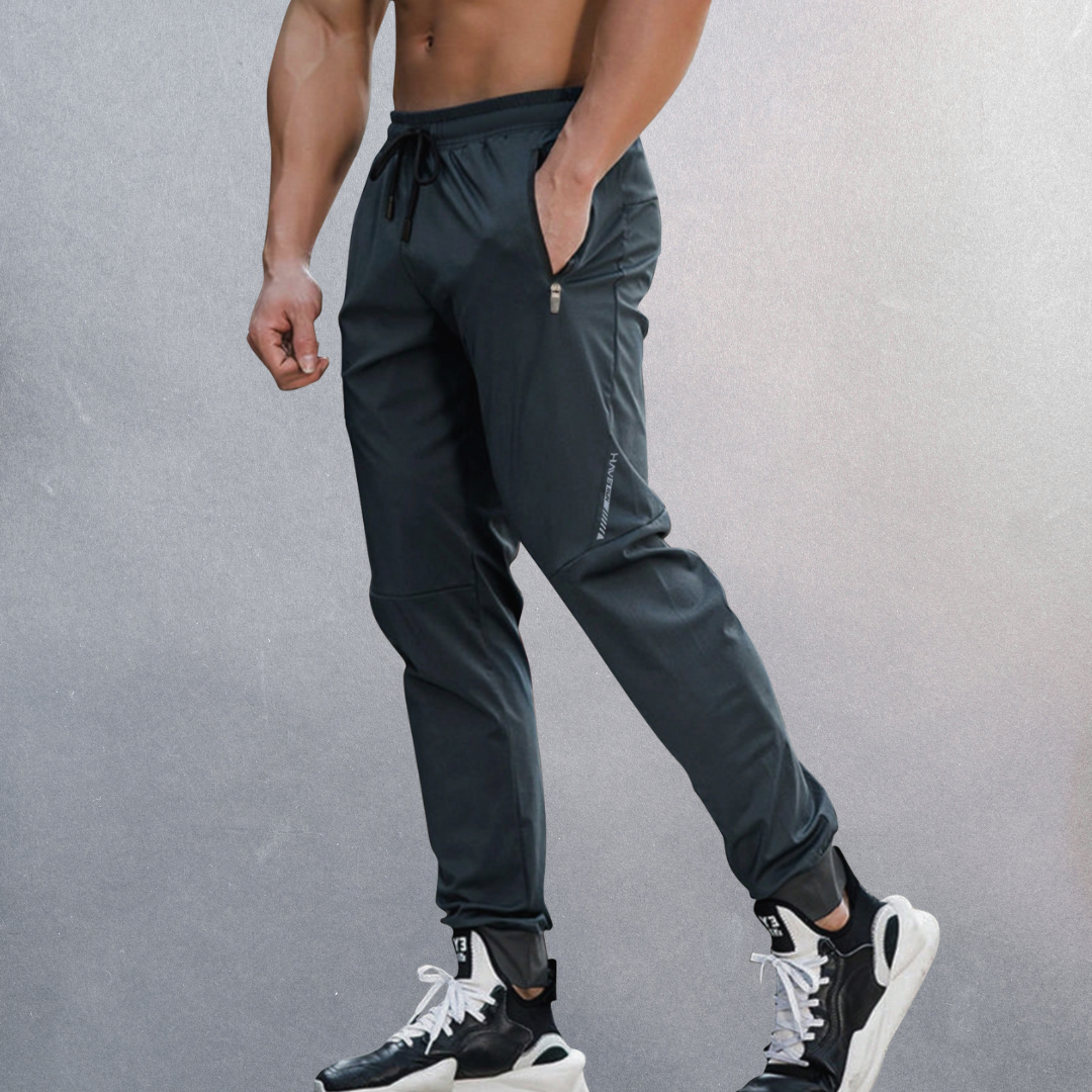 Pantaloni Sportivi Uomo Traspiranti Elastici Comodi - Brentozzi