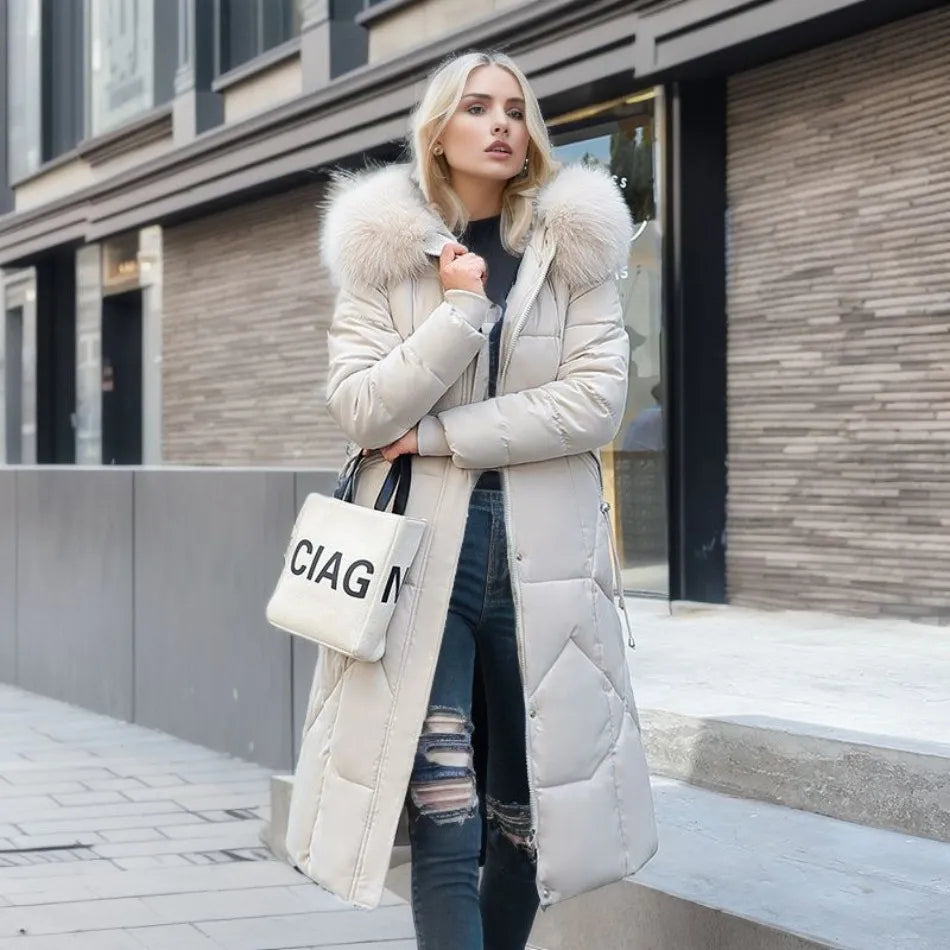 Giacca Invernale Donna Imbottita Stile Classico Calda
