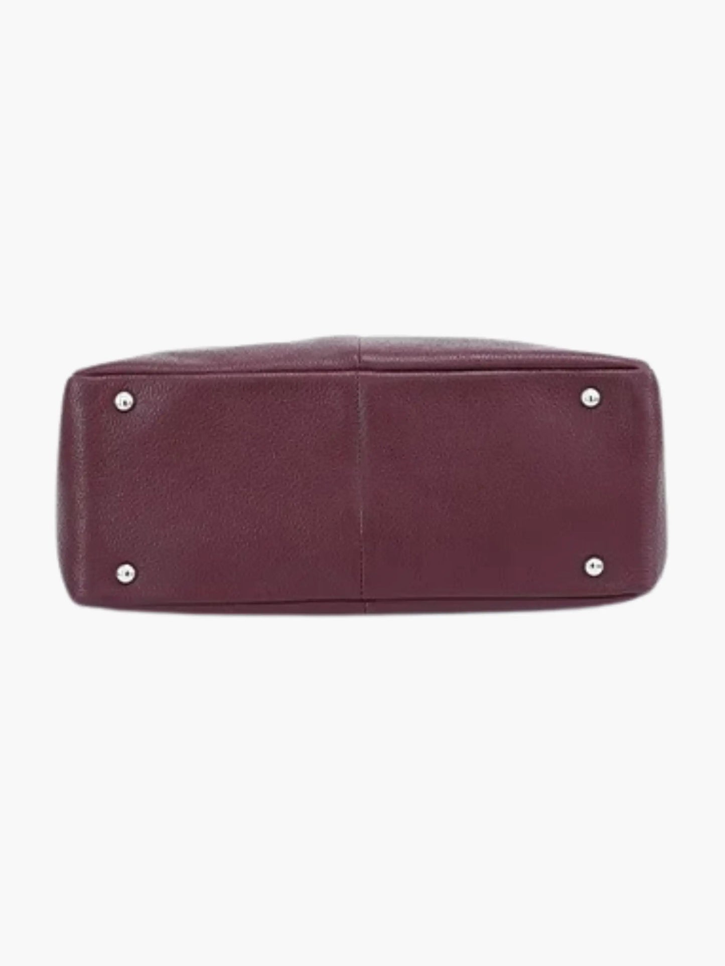 Borsa Hobo Donna in Pelle Morbida con Chiusura Zip