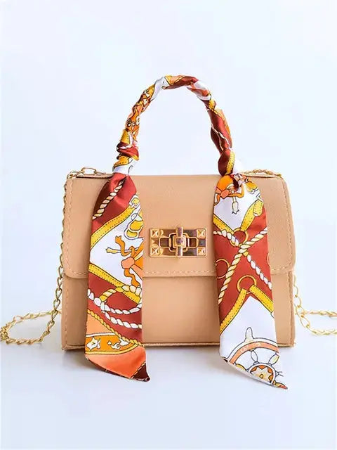Borsa Donna con Dettaglio Sciarpa