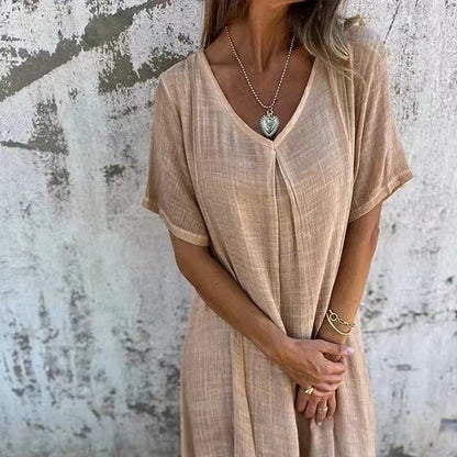 Abito Donna Svasato Traspirante Taglio Comodo