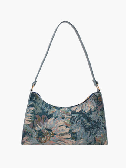 Borsa Tracolla Donna Tessuto Tappezzeria Stile Vintage - Brentozzi