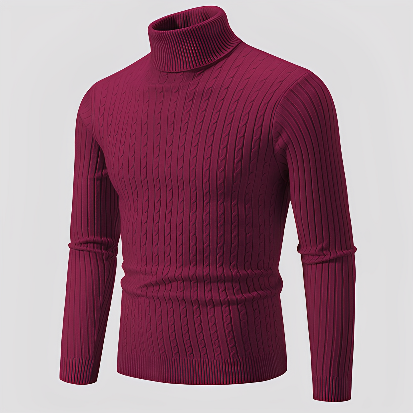 Maglione Uomo Collo Alto Moderno