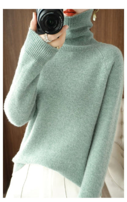 Maglione Donna in Cashmere Morbido Caldo Autunno Inverno