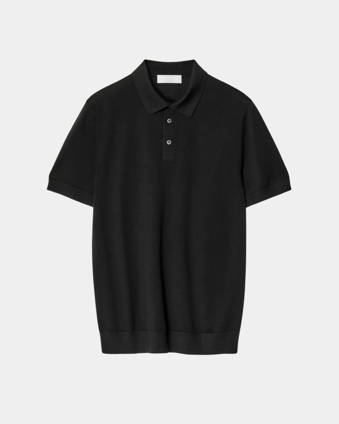 Polo Uomo in Maglia di Seta Vestibilità Regular