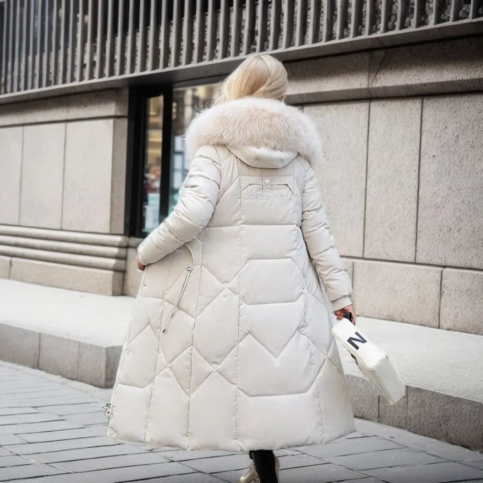 Giacca Invernale Donna Imbottita Stile Classico Calda