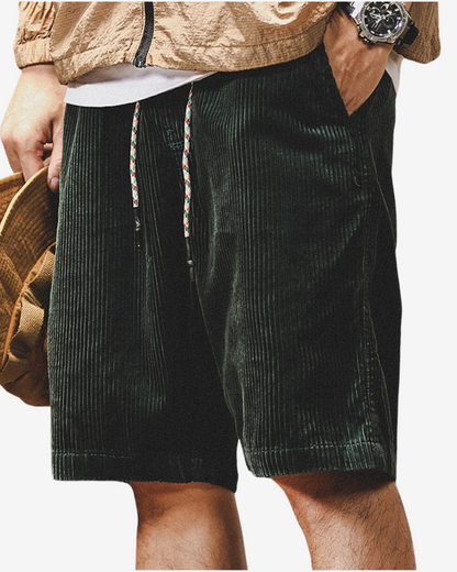 Bermuda Uomo in Velluto a Coste Comfort Regular