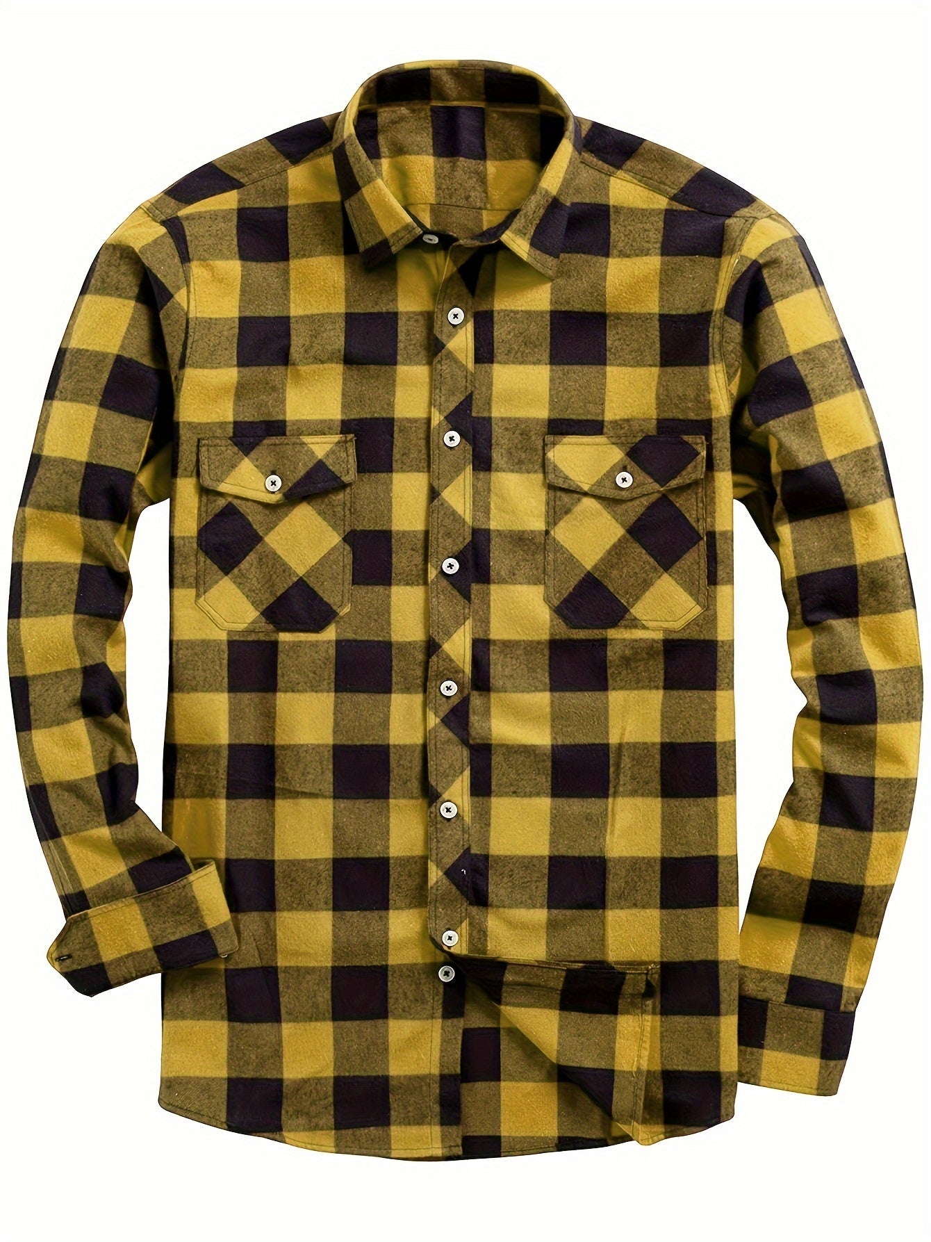 Camicia Uomo Manica Lunga Fantasia Quadri