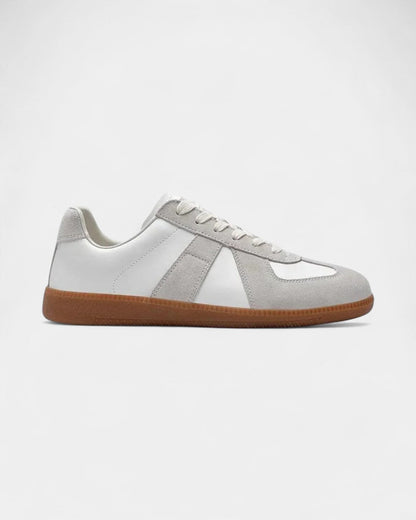 Sneaker Uomo in Pelle Scamosciata Suola Gomma Stile Classico - Brentozzi