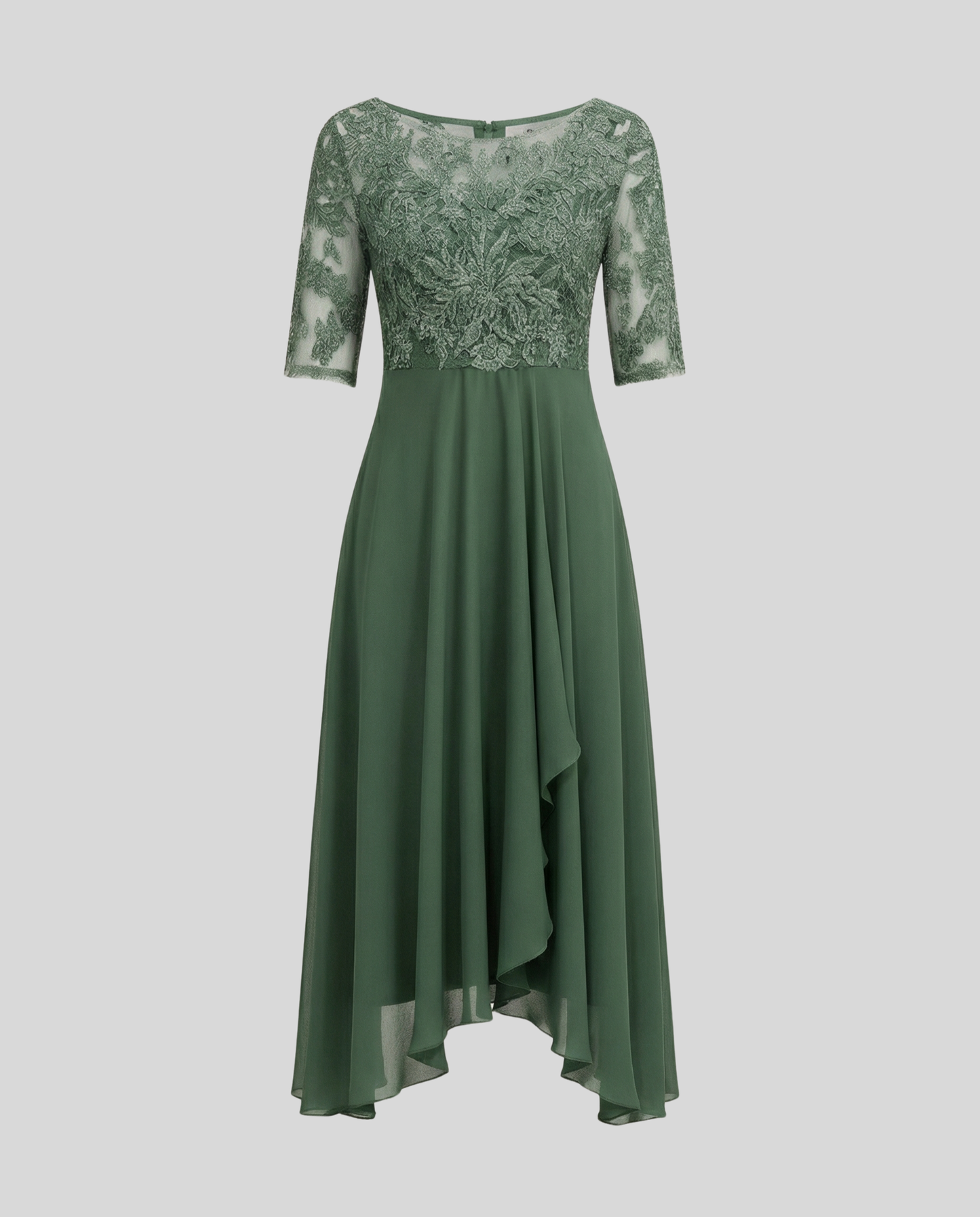 Abito Midi Donna Elegante Svasato
