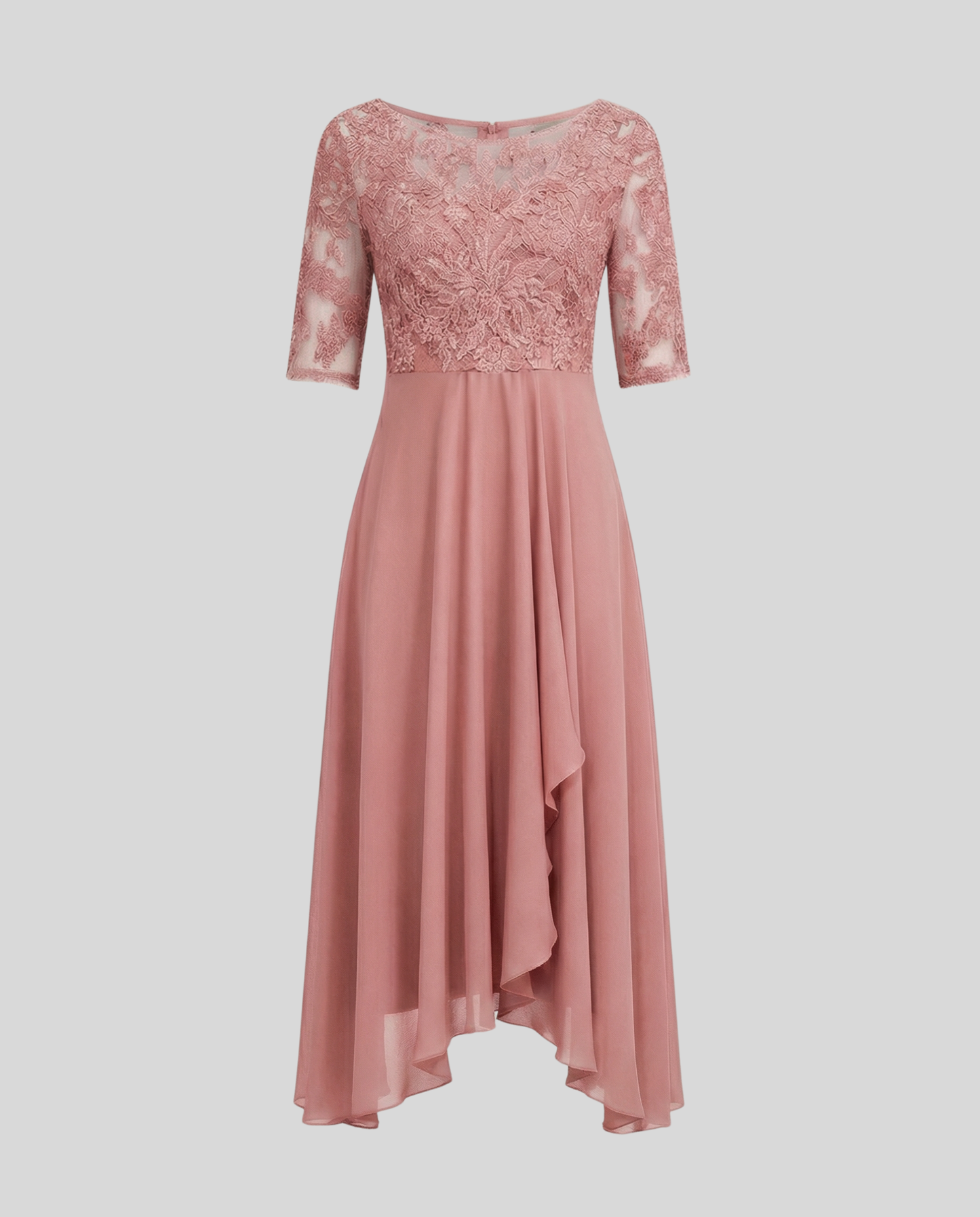 Abito Midi Donna Elegante Svasato