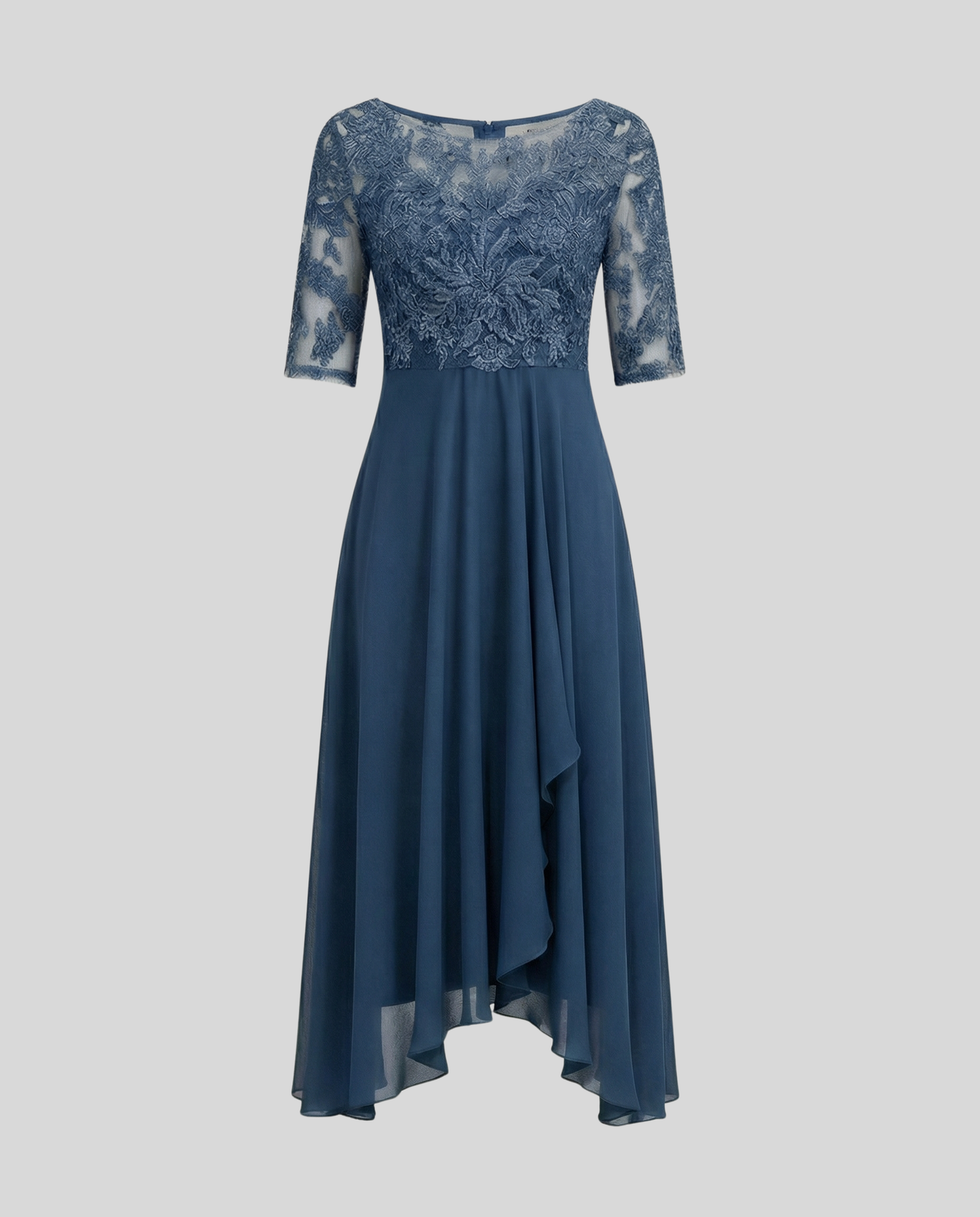 Abito Midi Donna Elegante Svasato