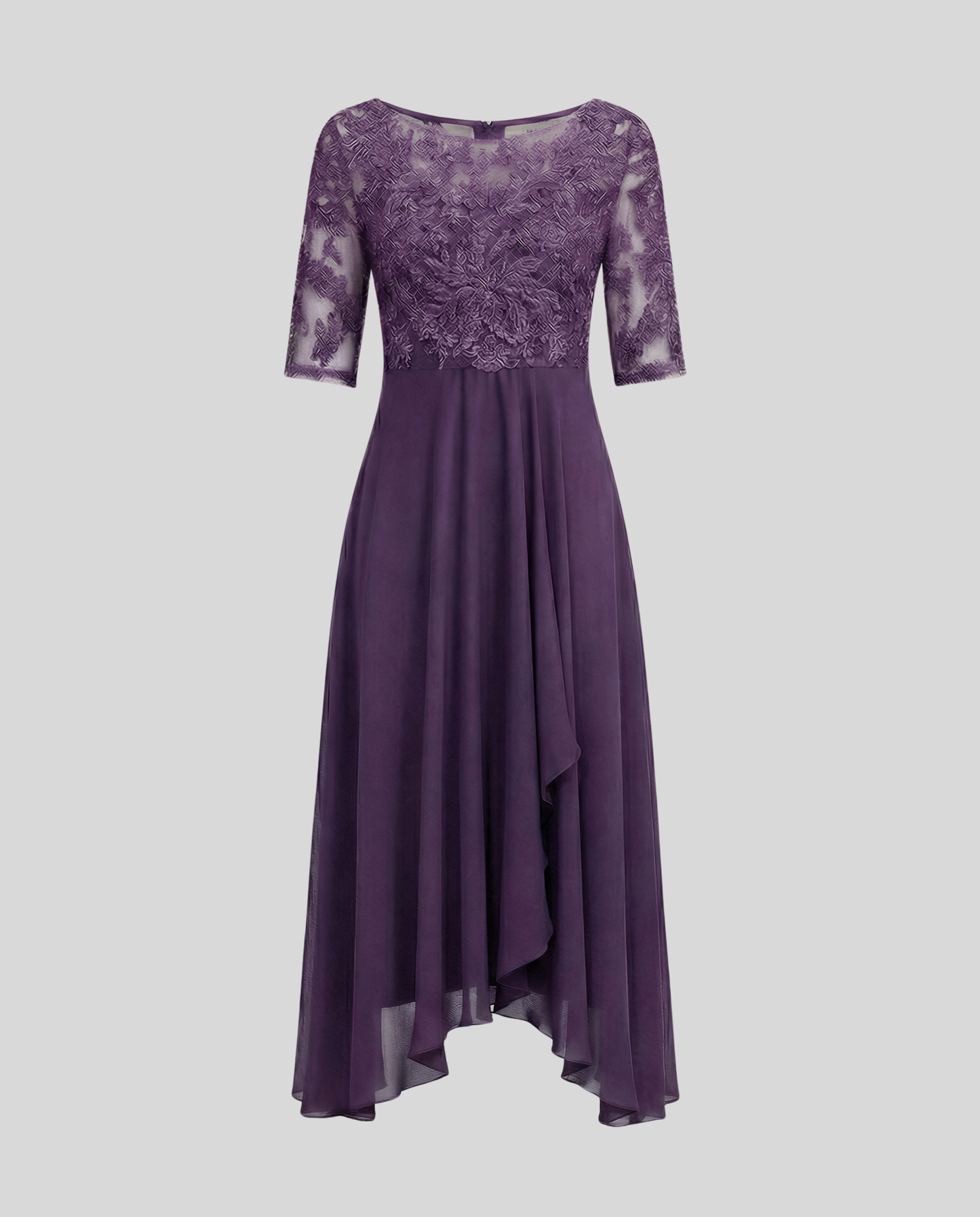 Abito Midi Donna Elegante Svasato