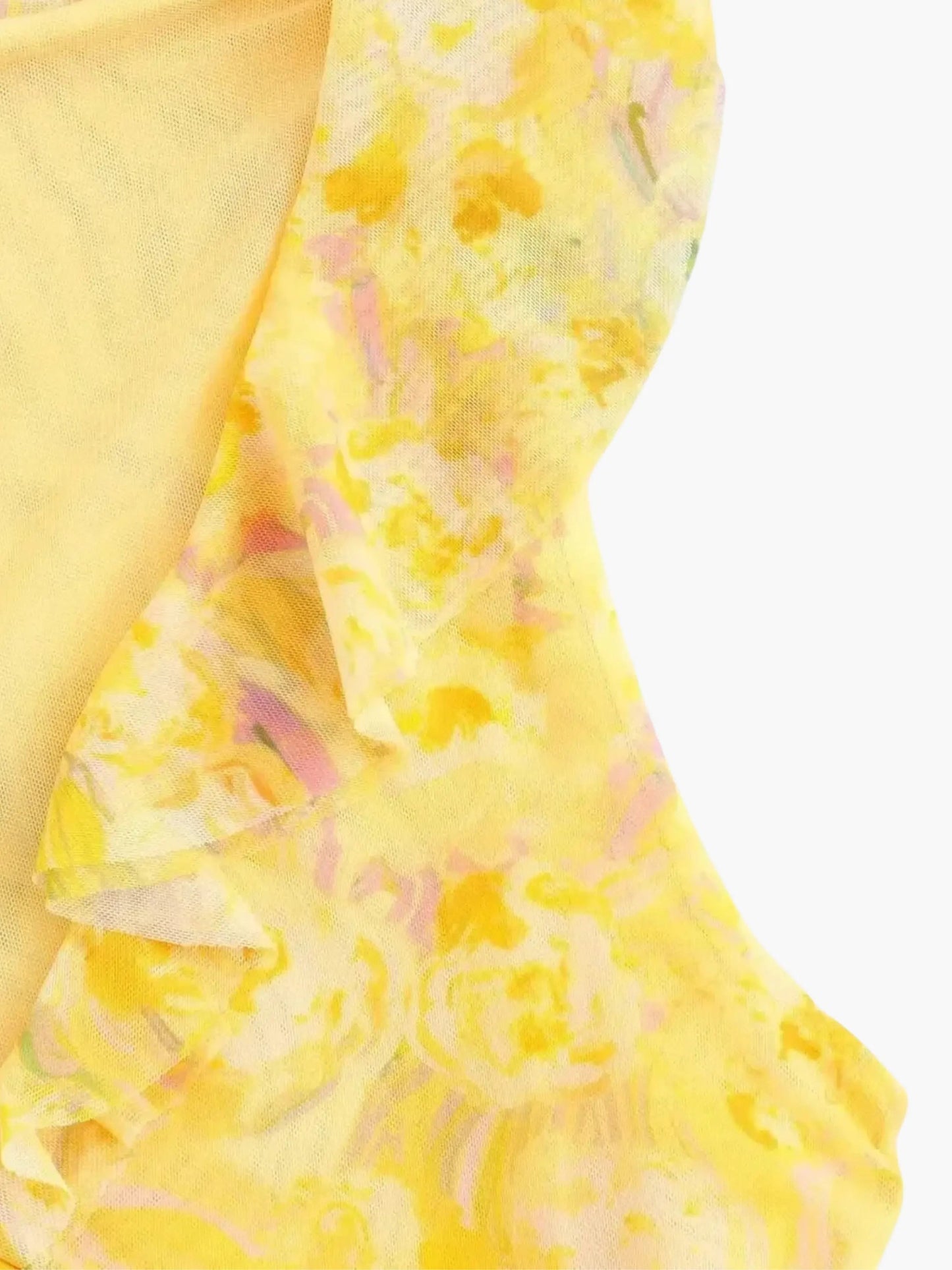Abito Mini Donna con Balze e Dettagli Svasati