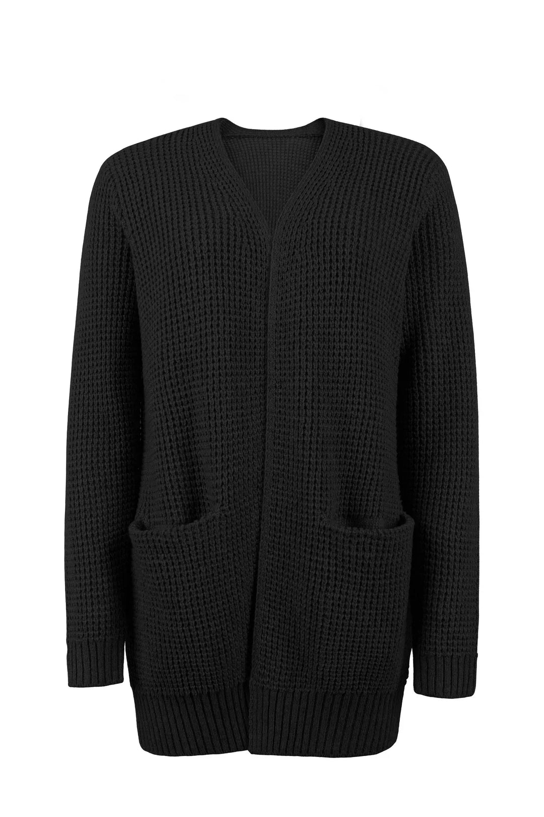 Cardigan Donna Maglia Lunga Struttura Invernale