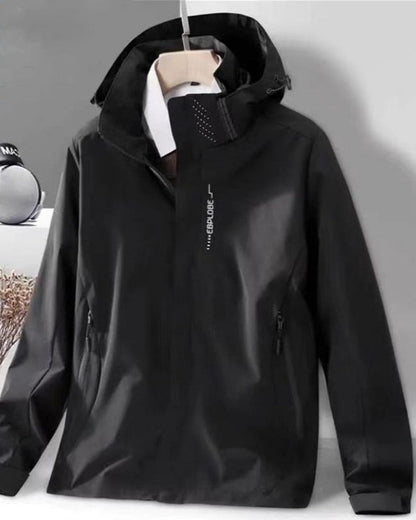 Giacca Donna Impermeabile con Cappuccio e Zip