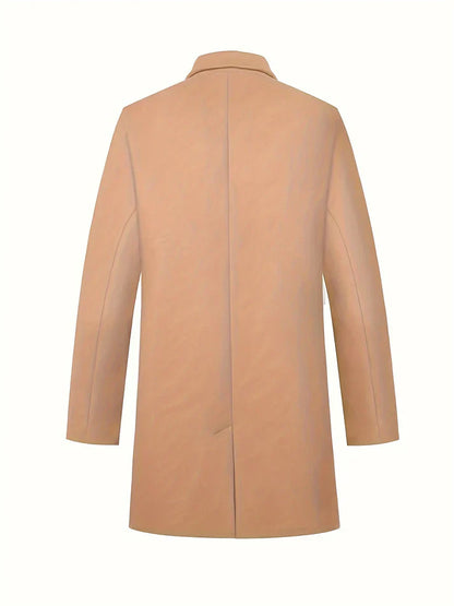 Giacca Invernale Uomo con Chiusura a Bottoni Calda Elegante