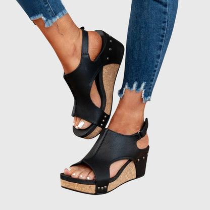 Sandali Donna Orthopedici con Zeppa Platform