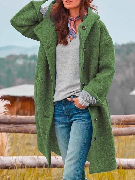 Cappotto Lungo Donna Mezza Stagione Invernale