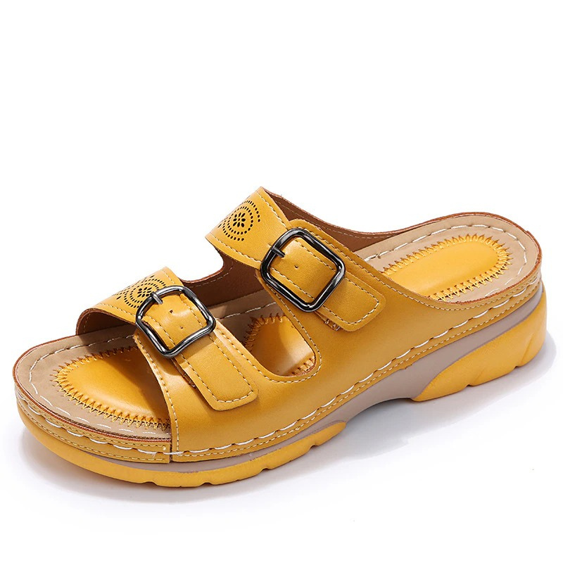 Sandali Donna Ortopedici con Zeppa Comoda