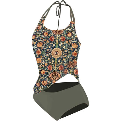 Tankini Donna Due Pezzi Tessuto Rapido Asciugatura