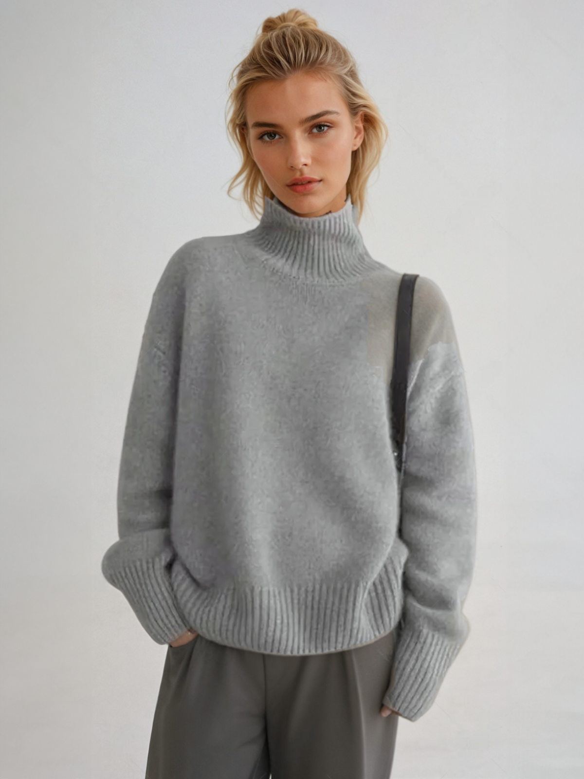 Maglione Dolcevita Donna Vestibilità Regolare