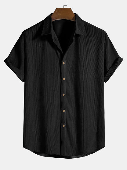 Completo Uomo Estate Camicia e Pantaloncini Leggeri