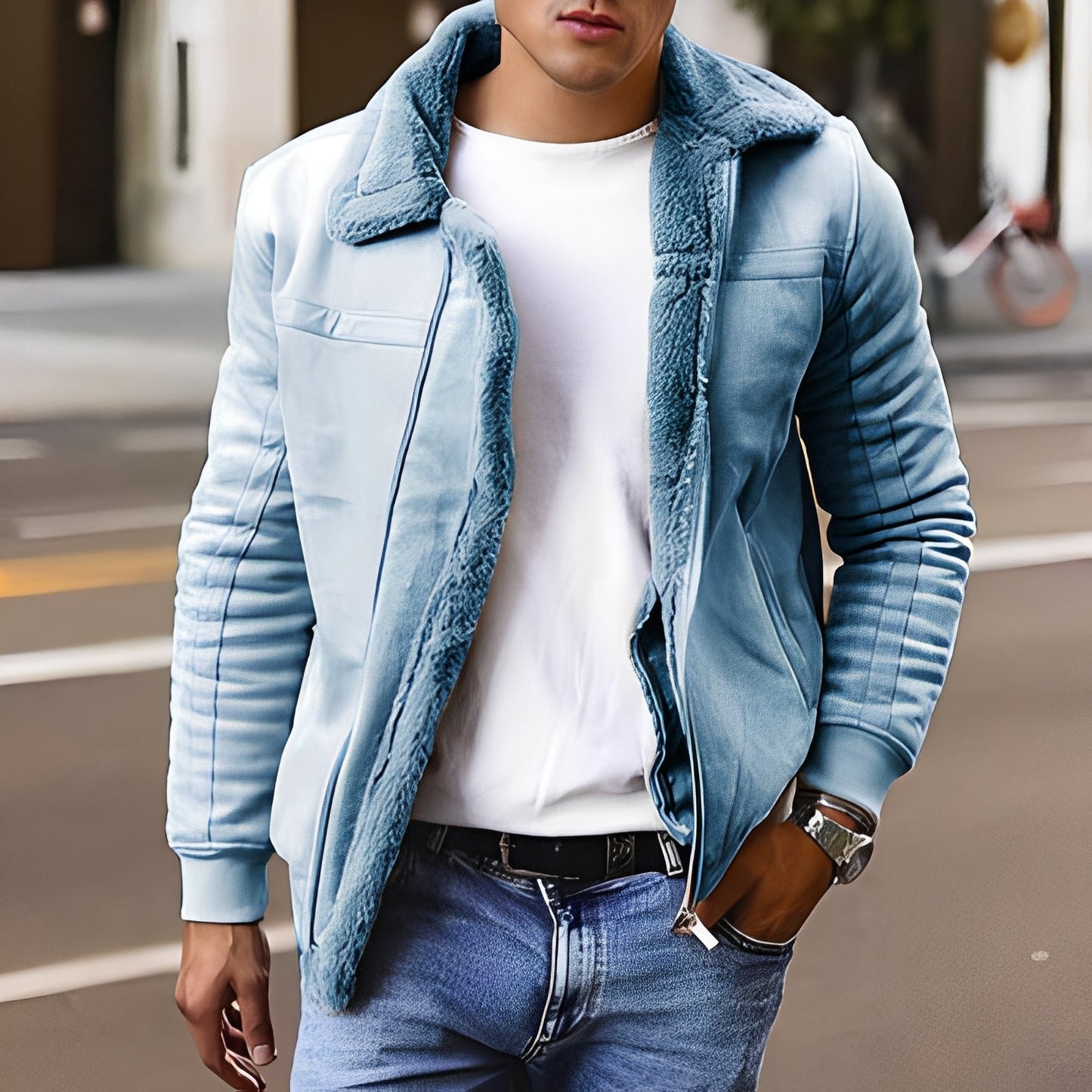 Giacca Uomo Calda Stile Classico