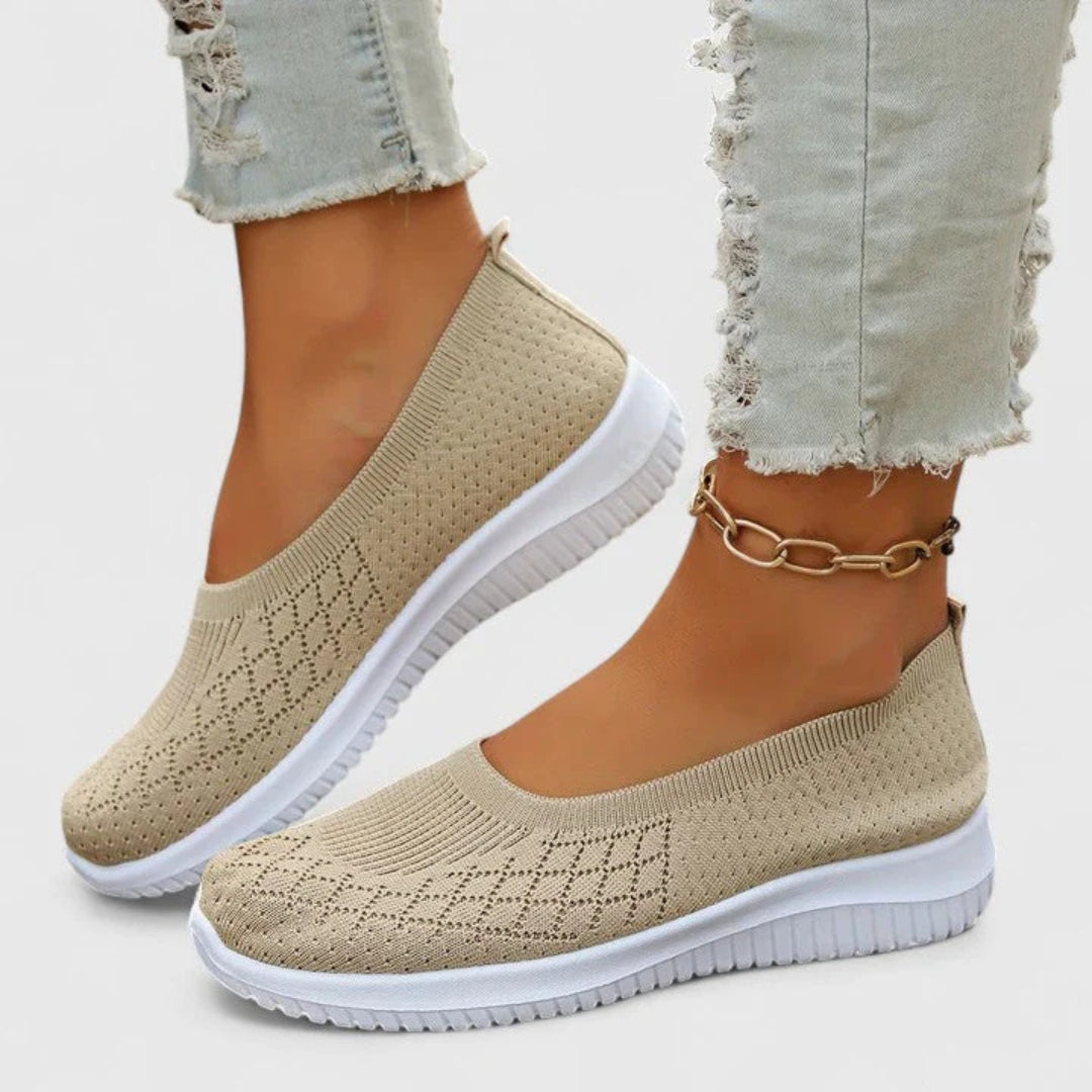 Ballerine Donna Slip-On in Maglia Leggera