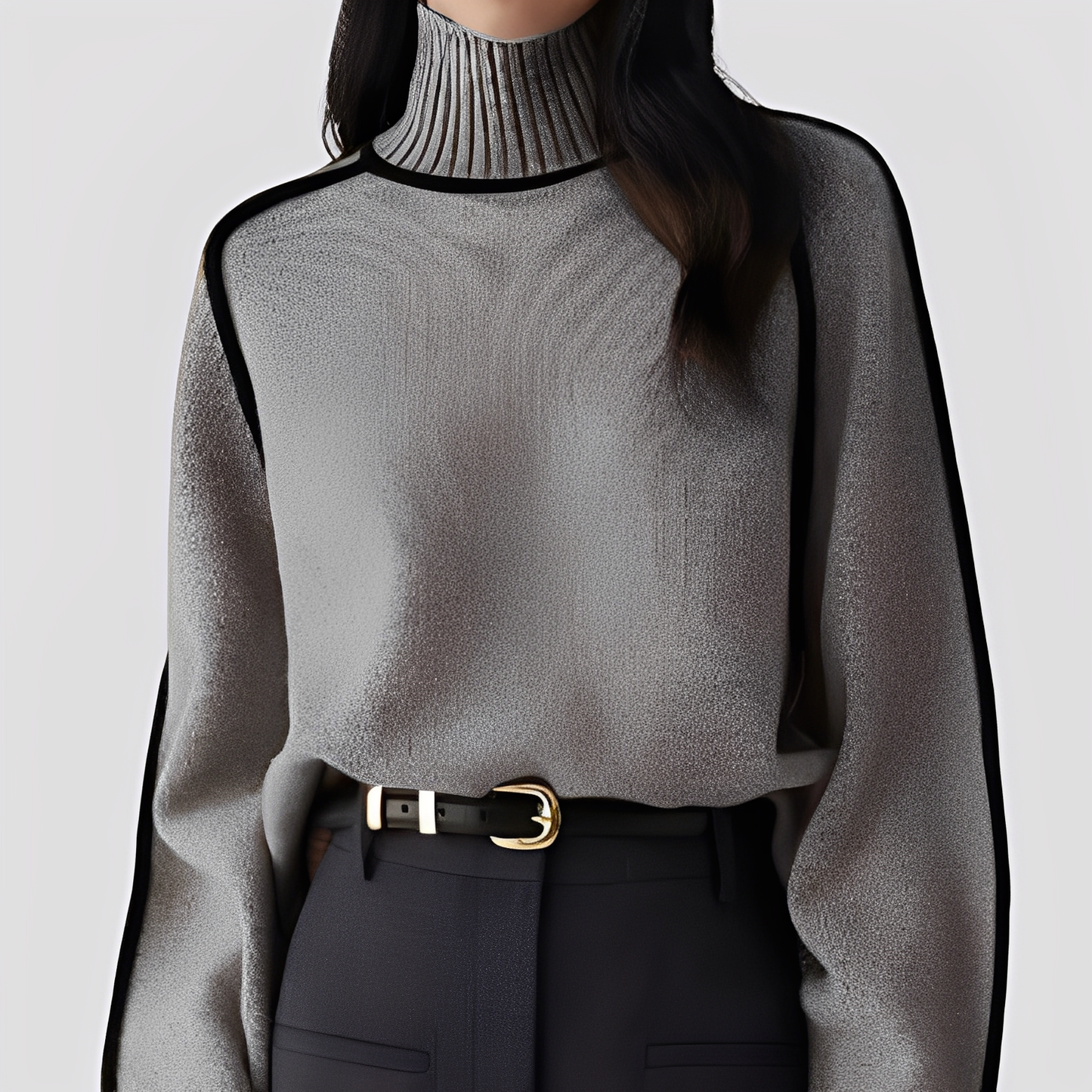 Maglione Dolcevita Donna Morbido e Comodo