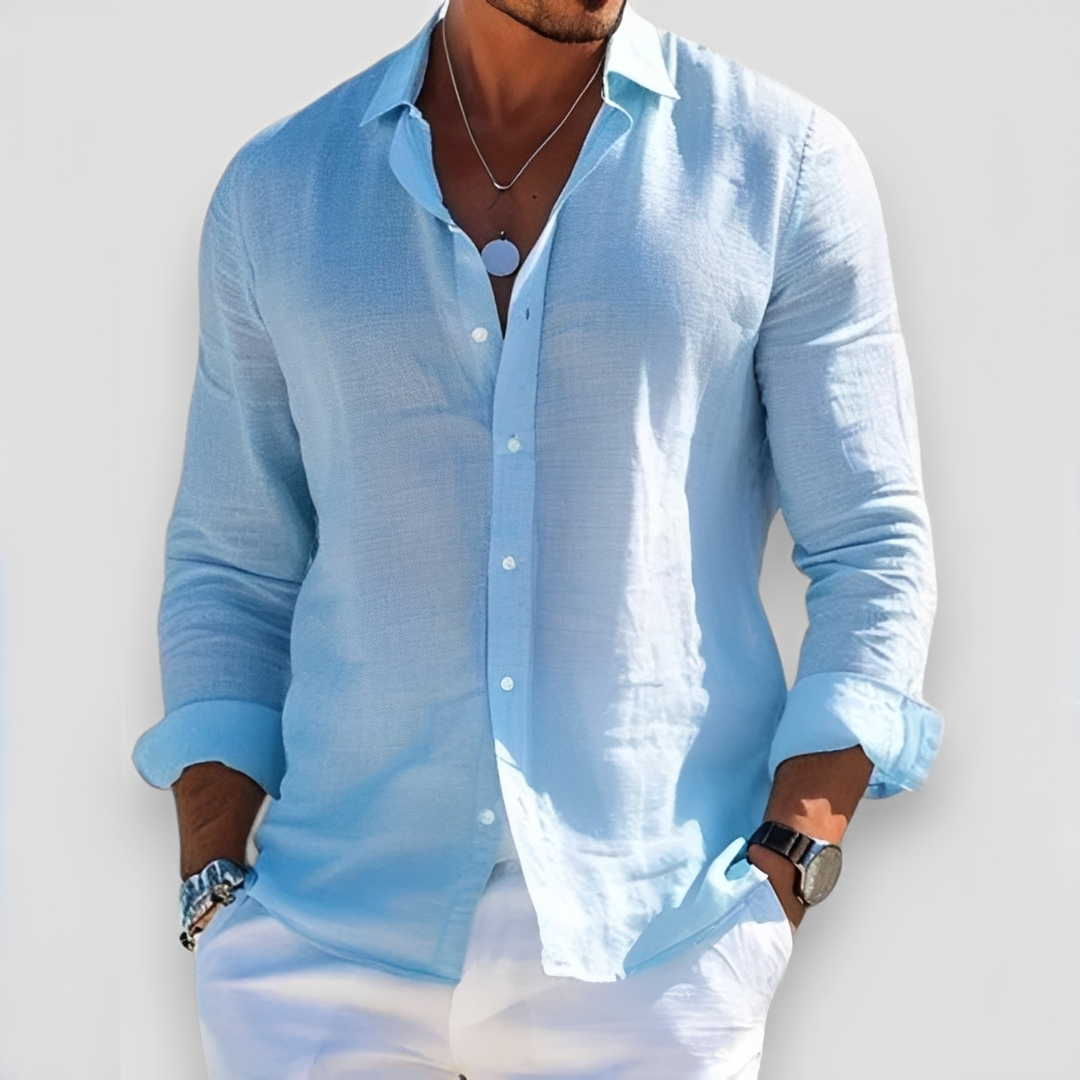 Estivo Uomo Stile Classico Semplice