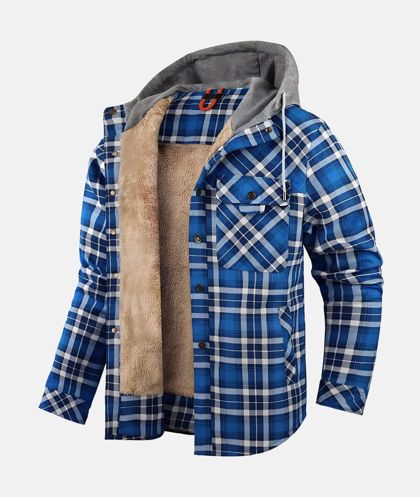 Giacca Uomo Flanella Casual Moderno Invernale