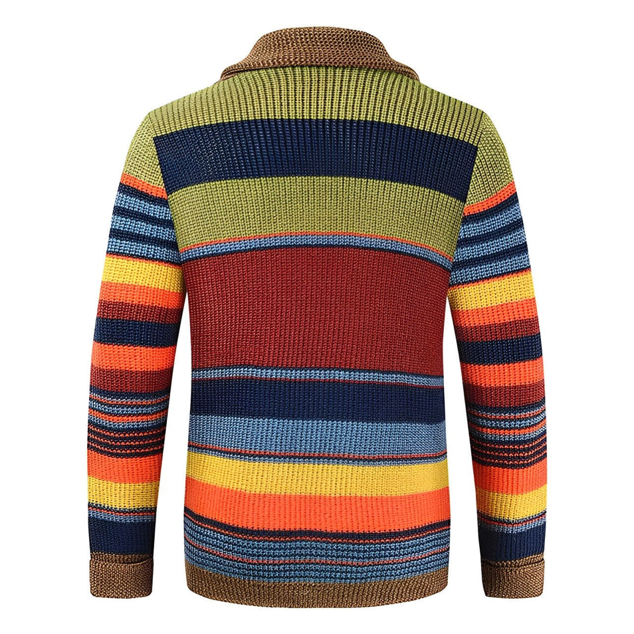 Cardigan Uomo Retro in Maglia Classico