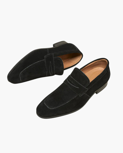 Mocassini Uomo Pelle Scamosciata Casual Business