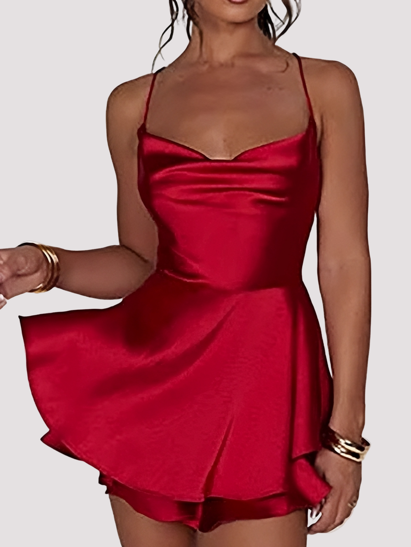 Abito Mini Cocktail Donna Elegante