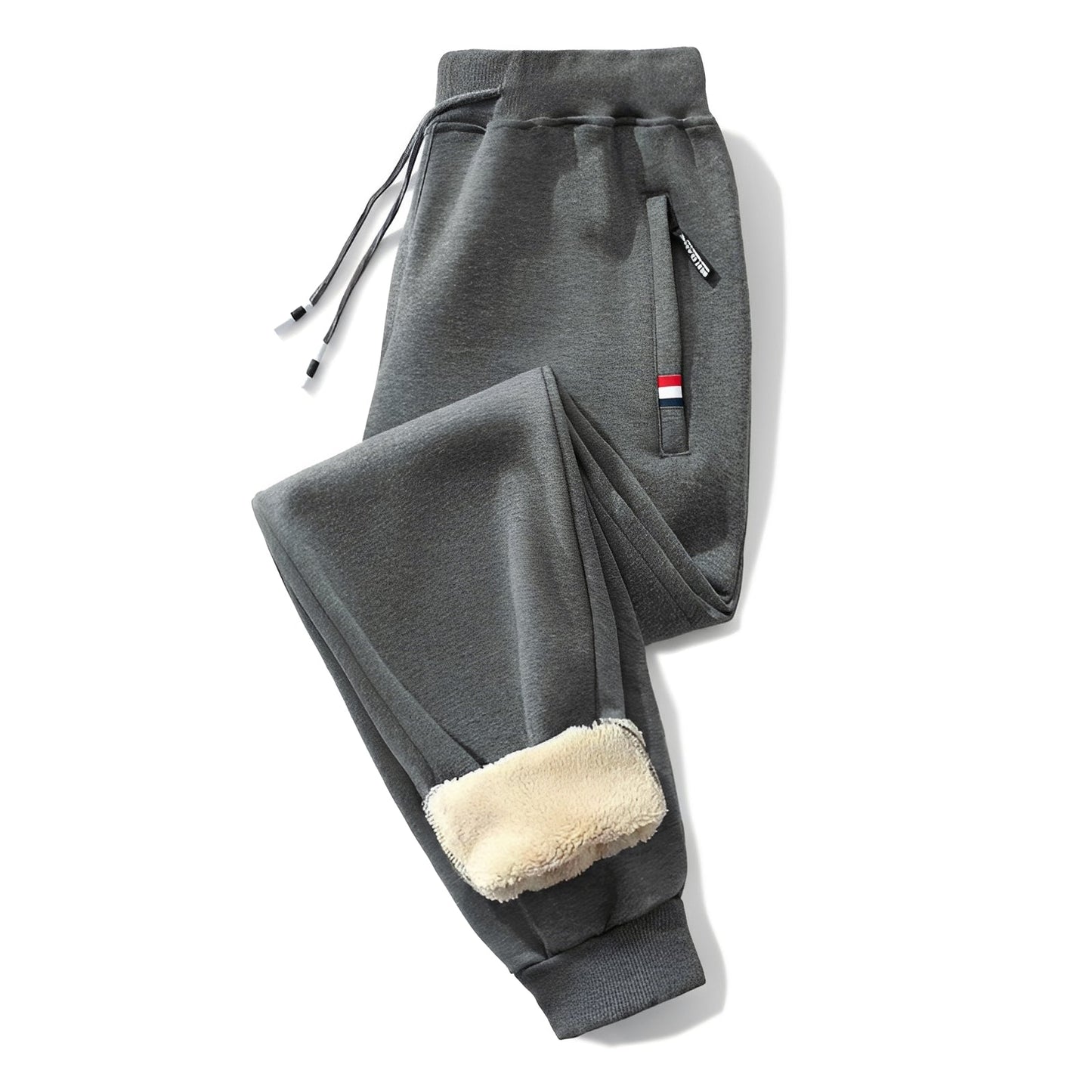 Pantaloni Uomo Termici Dritti Stile Casual