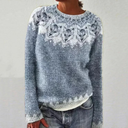 Maglione Donna in Maglia Grossa Girocollo Corto