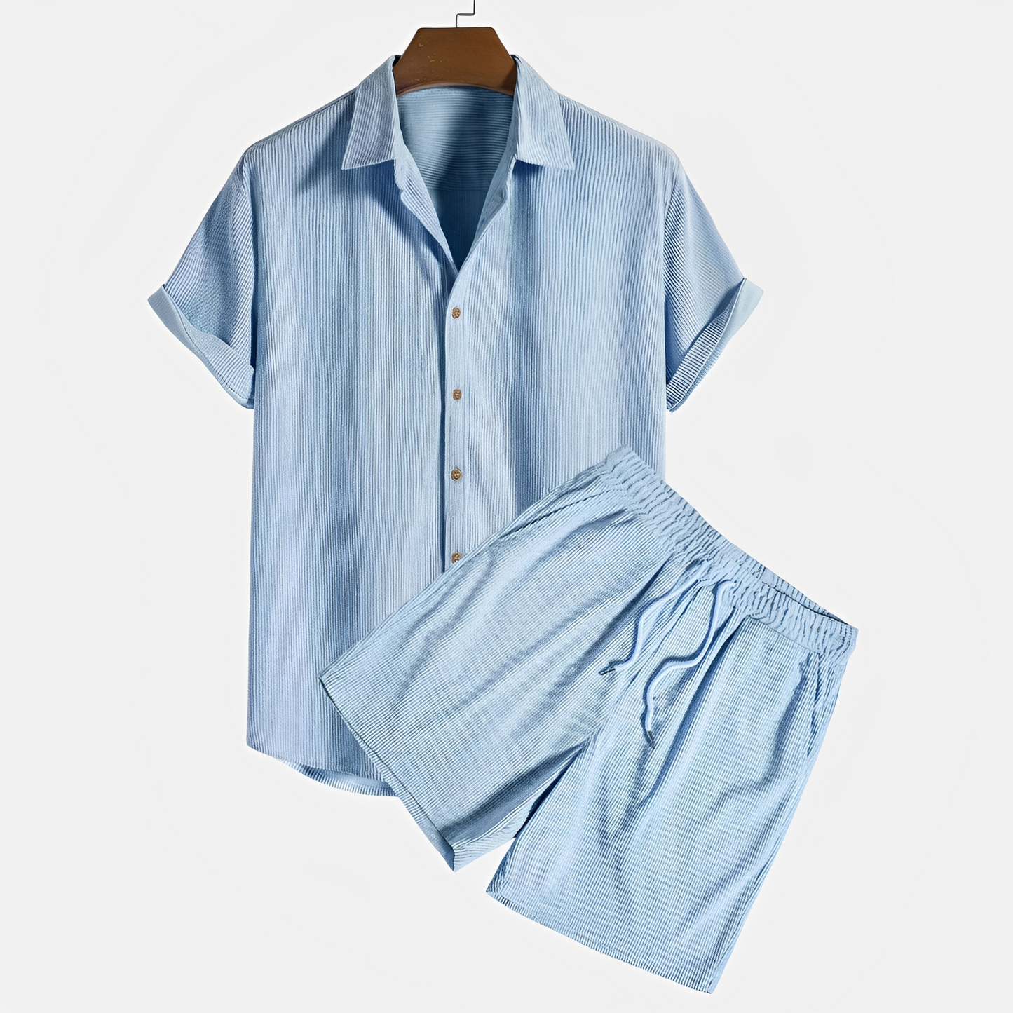 Completo Uomo in Velluto Casual Due Pezzi