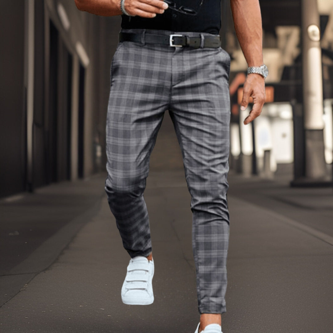 Pantaloni Chino Uomo Tasche Multiple Comfortevoli