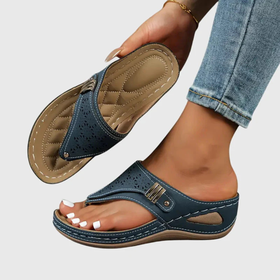 Sandali Donna Slip-On Suola Bassa