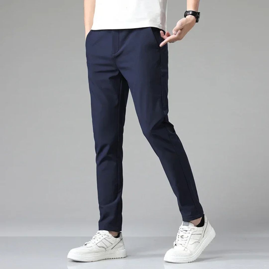 Pantaloni Chino Uomo Business Slim Fit