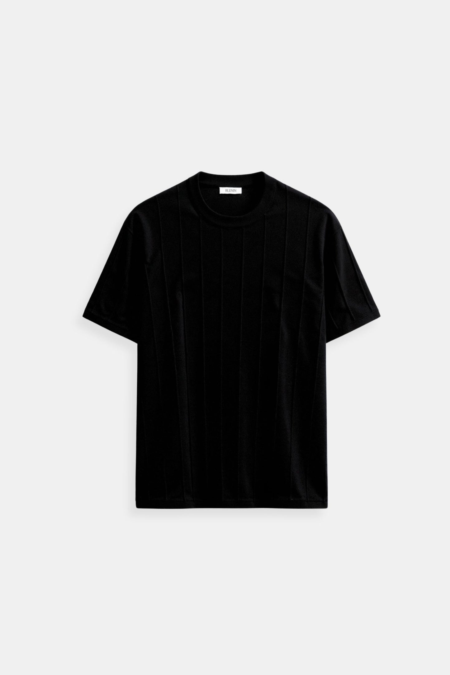 T-shirt Uomo Cotone Heavy Girocollo a Righe