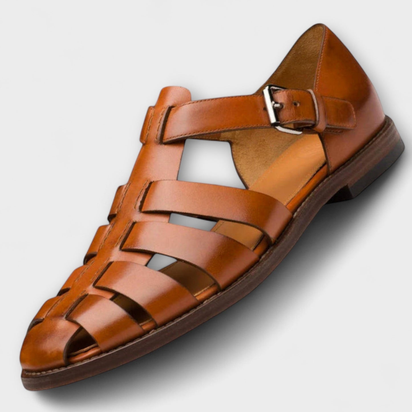 Sandali Uomo in Pelle Morbida Vestibilità Confortevole - Brentozzi