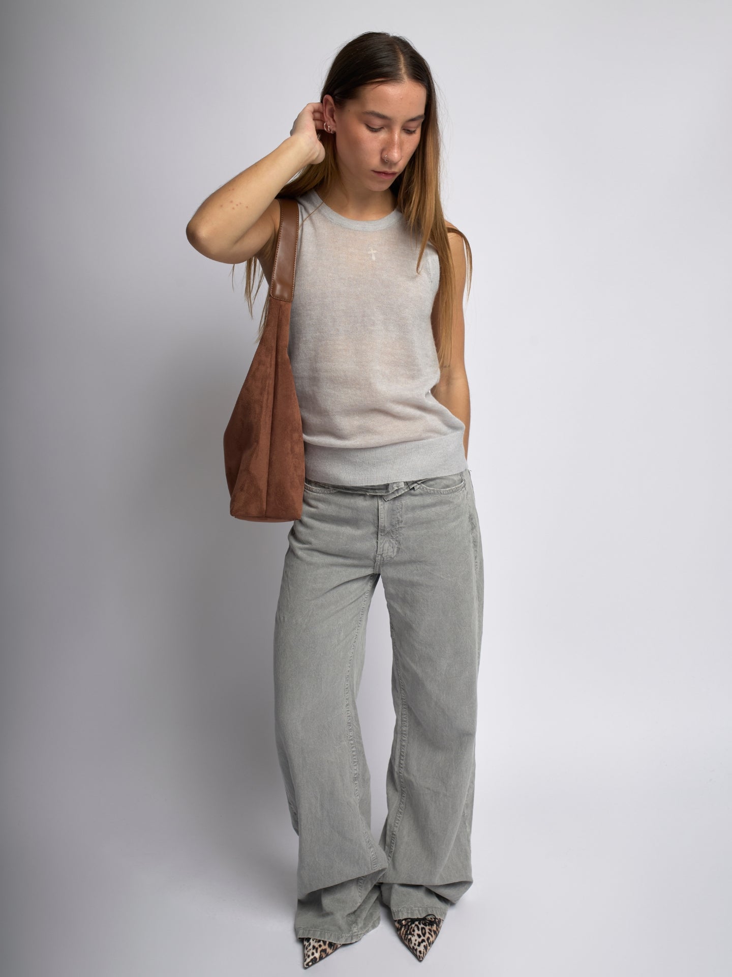 Borsa Tote Donna in Ecopelle Vegan Stile Pratico Durable
